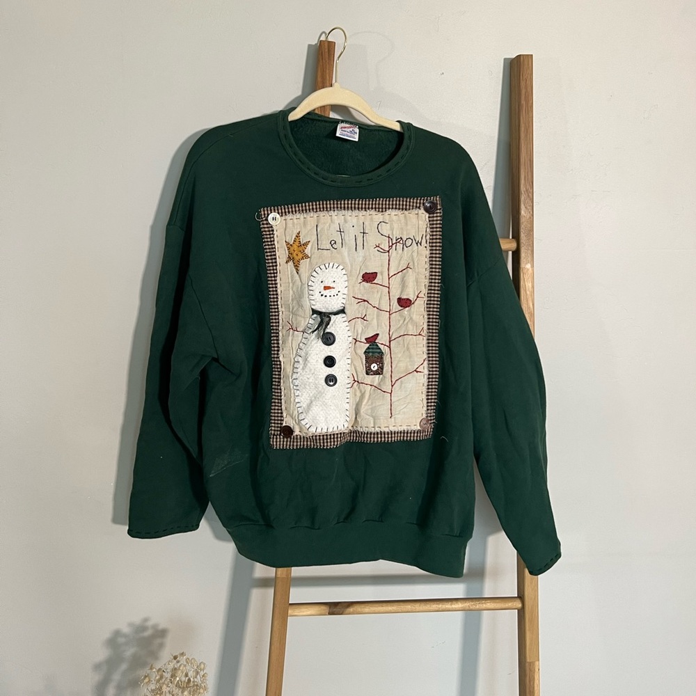 Handmade vintage Christmas pullover 🎄
